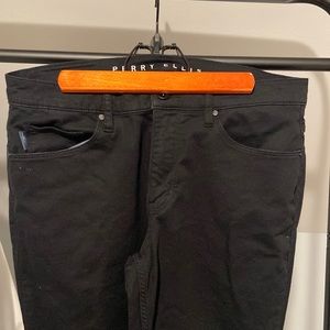 Perry Ellis black slim fit stretch dress pant 32x30